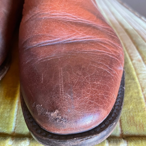 Chelsea granny leather boot deep brown leather ankle boots - Picture 5 of 8